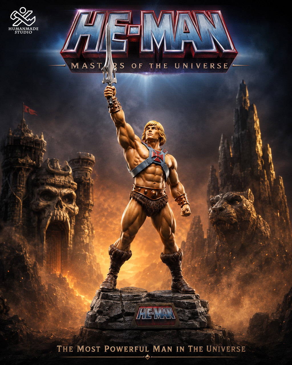 Masters of the Universe - He-Man | 1:4 Resin Statue | by Humanmade Studio
