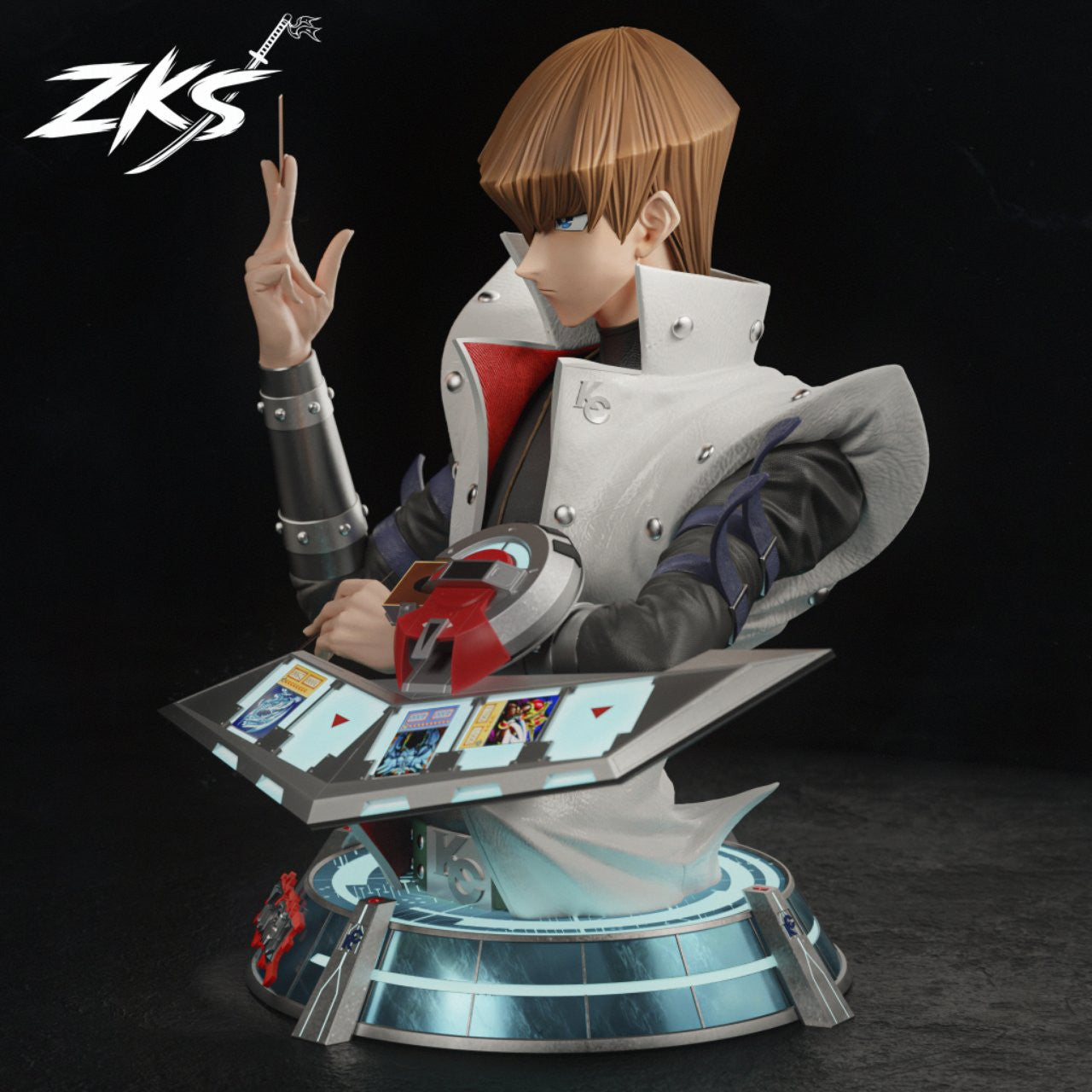 Yu-Gi-Oh! - Seto Kaiba Bust | Resin Statue | by Zenkai Studio