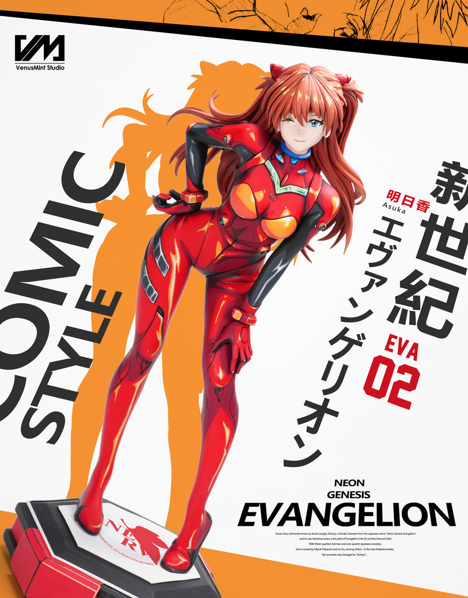 Neon Genesis Evangelion - Asuka | 1:4 Resin Statue | by Venus Mint Studio