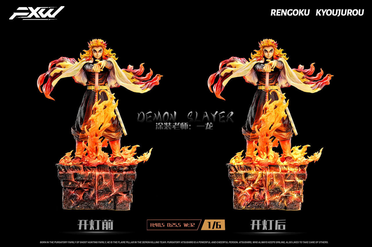 Demon Slayer - Rengoku Kyojuro | 1:6 Resin Statue | by FXW Studio