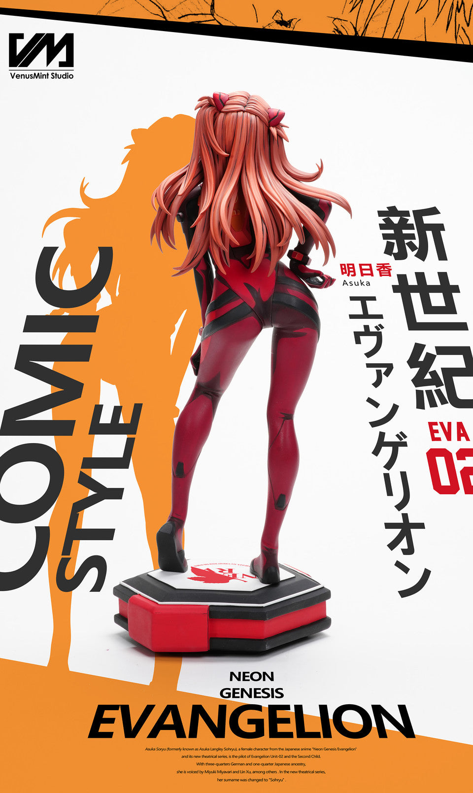 Neon Genesis Evangelion - Asuka | 1:4 Resin Statue | by Venus Mint Studio