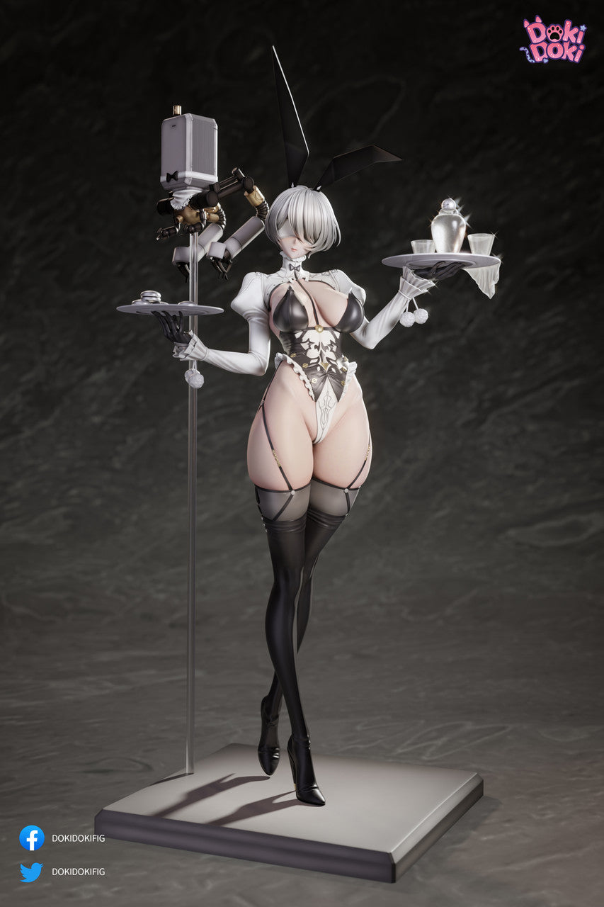 Nier: Automata - Yorha 2B Dish | 1:6 Resin Statue | by Doki Doki Figures