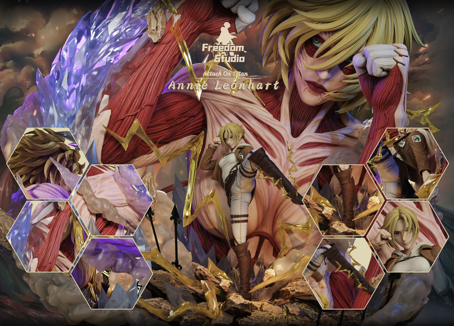 Attack on Titan - Annie Leonhart | 1:6 Resin Statue | von Freedom Studio