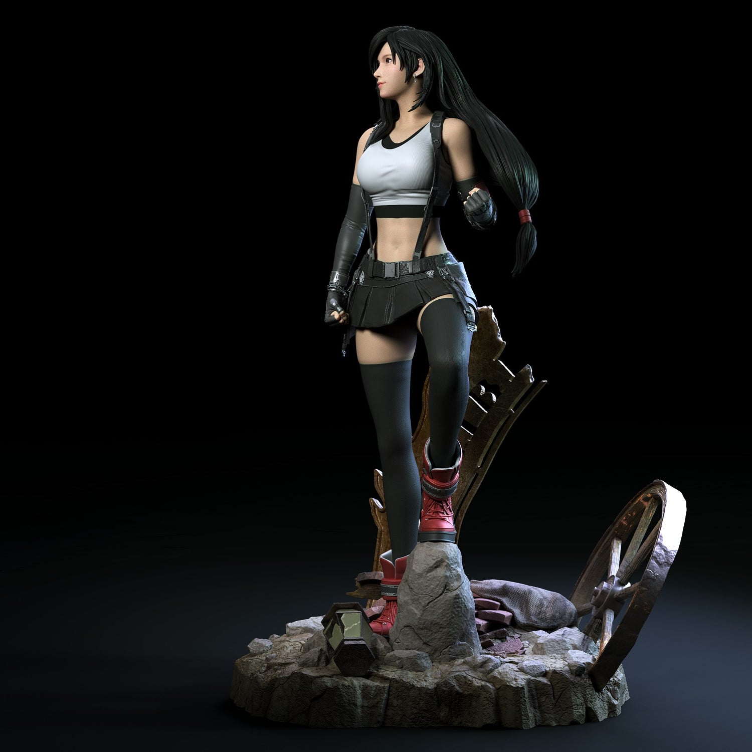 Final Fantasy - Tifa | 1:4 Resin Statue | by Solar Studio
