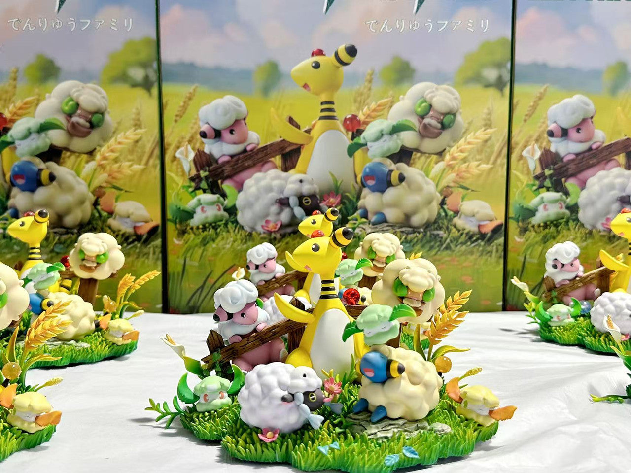 Pokemon - Family | Resin Statue | by Moon Shadow Studio