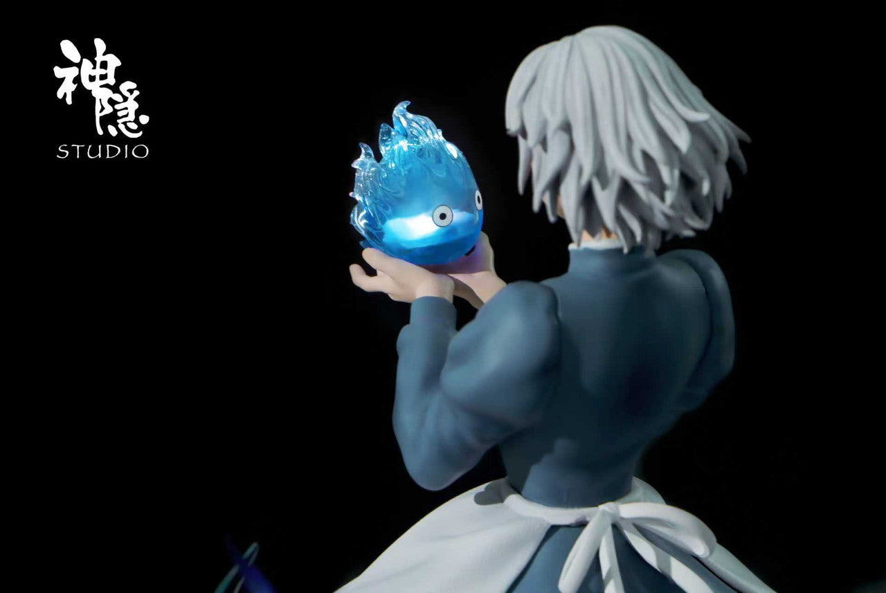 Howl’s Moving Castle - Sophie & Calcifer | Resin Statue | by ShenYin Studio