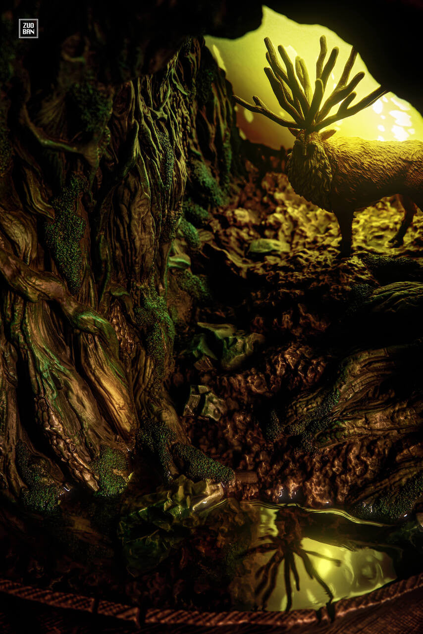 Studio Ghibli - Princess Mononoke | Resin Statue | by ZuoBan Studio