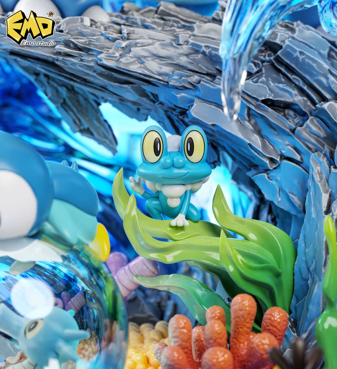 Pokémon - Water type Pokemon Group | Resin Statue | by EMO Studio
