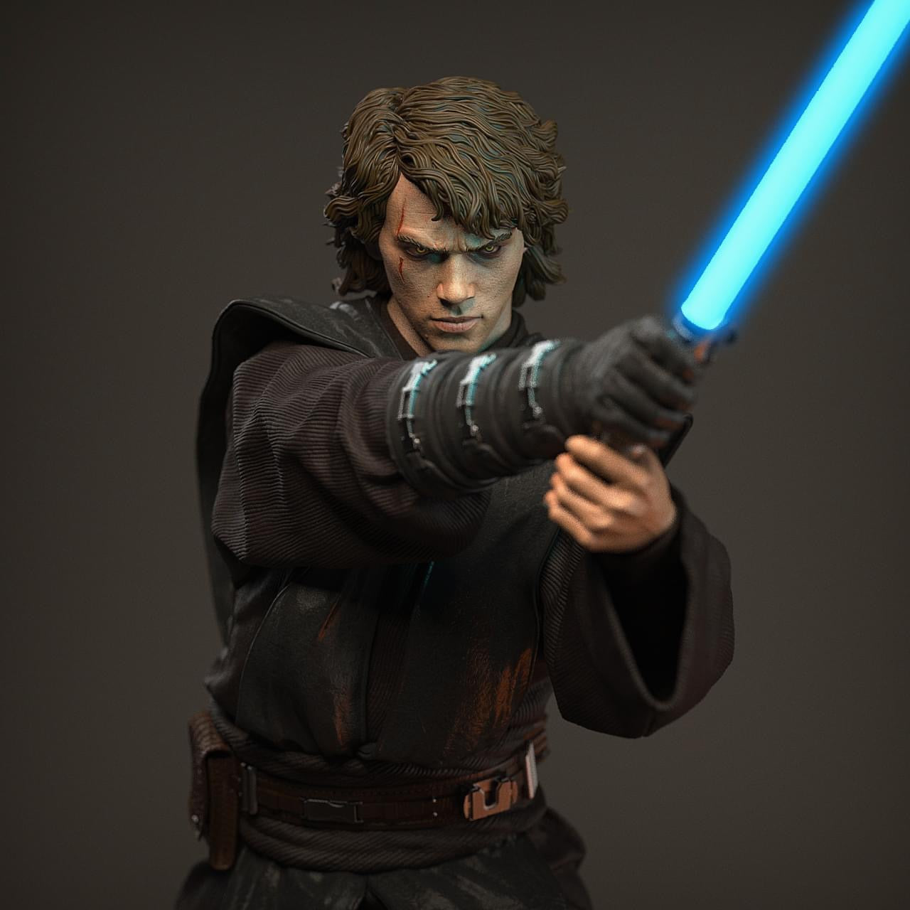 Star Wars - Anakin Skywalker vs Obi-Wan | 1:4 Resin Statue | von MFA Collectibles