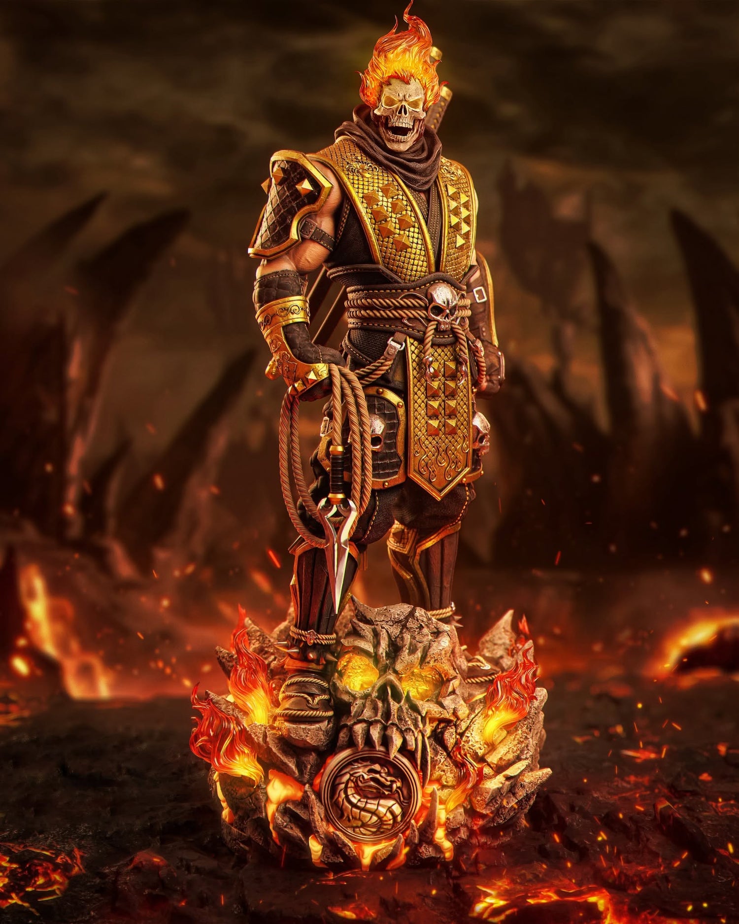 Mortal Kombat - Scorpion | Resin Statue | by Epic Creations