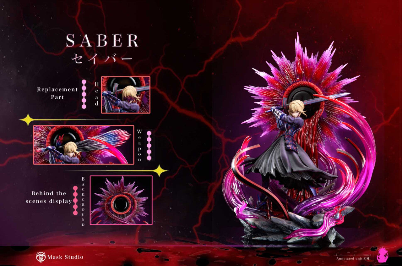 Fate/stay night - Black Saber | 1:6 Resin Statue | by Mask Studio