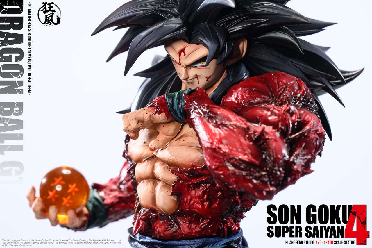 Dragon Ball - SS4 & SS5 Goku | 1:6/1:4 Resin Statue | by Kuang Feng Studio