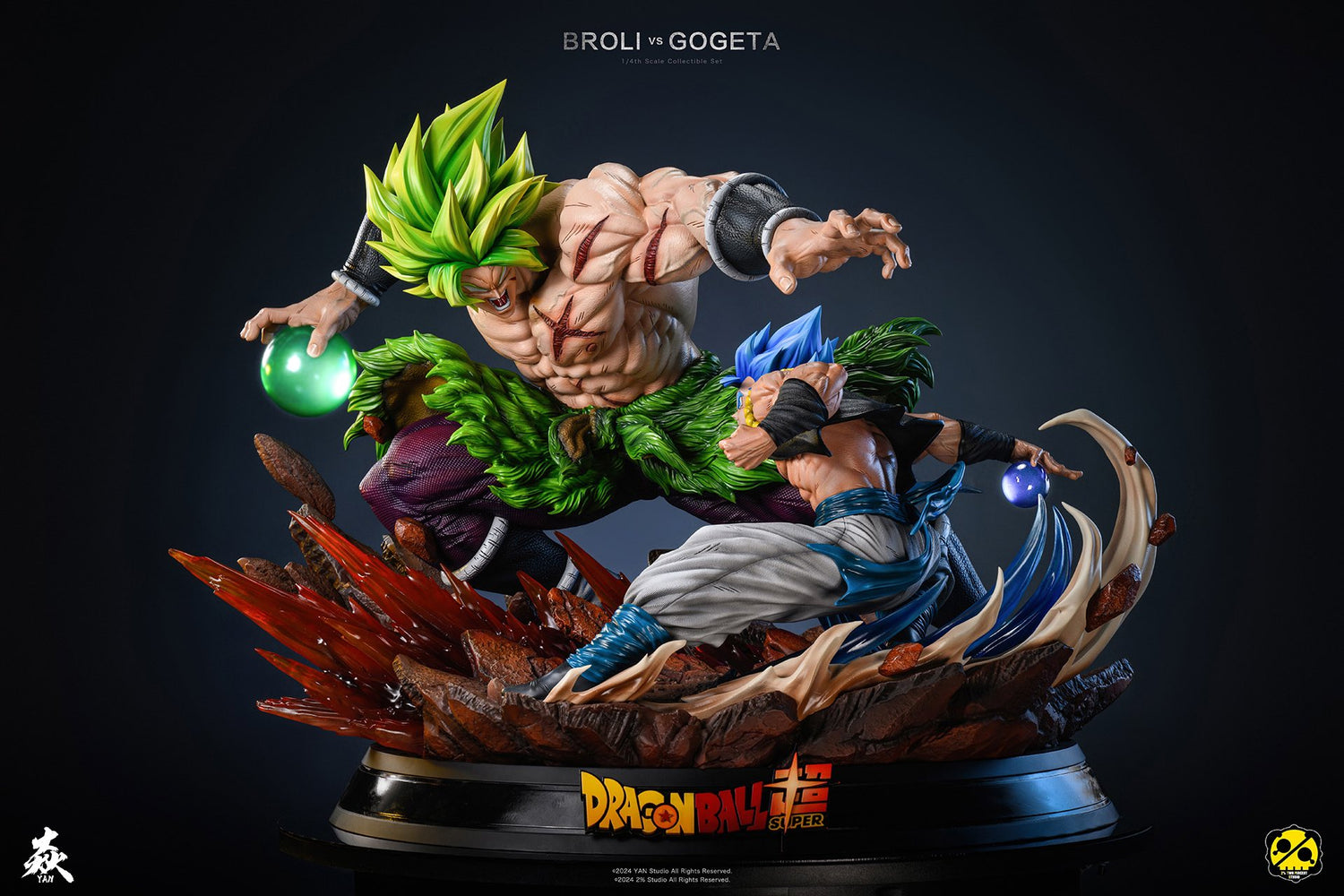 Dragon Ball - Broly vs. Gogeta | 1:4 Resin Statue | von 2% Studio