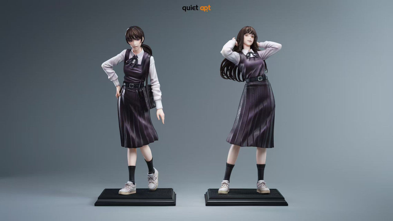 Chainsaw Man - Mitaka Asa & Yoru | 1:6 Resin Statue | by QuietArt Studio