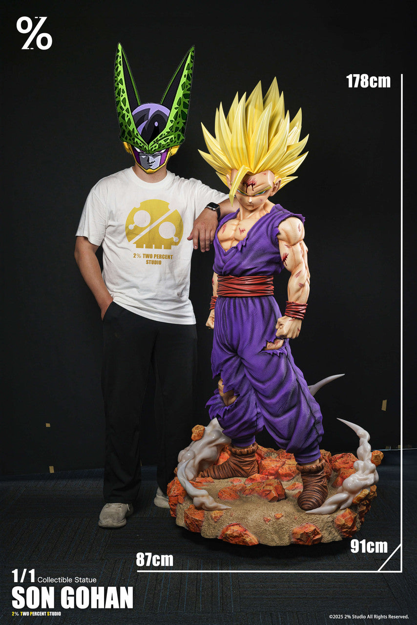 Dragon Ball - Son Gohan | 1:1 Resin Statue | by 2% Studio