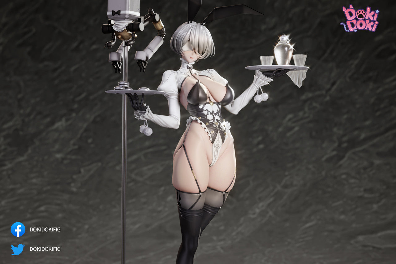 Nier: Automata - Yorha 2B Dish | 1:6 Resin Statue | by Doki Doki Figures