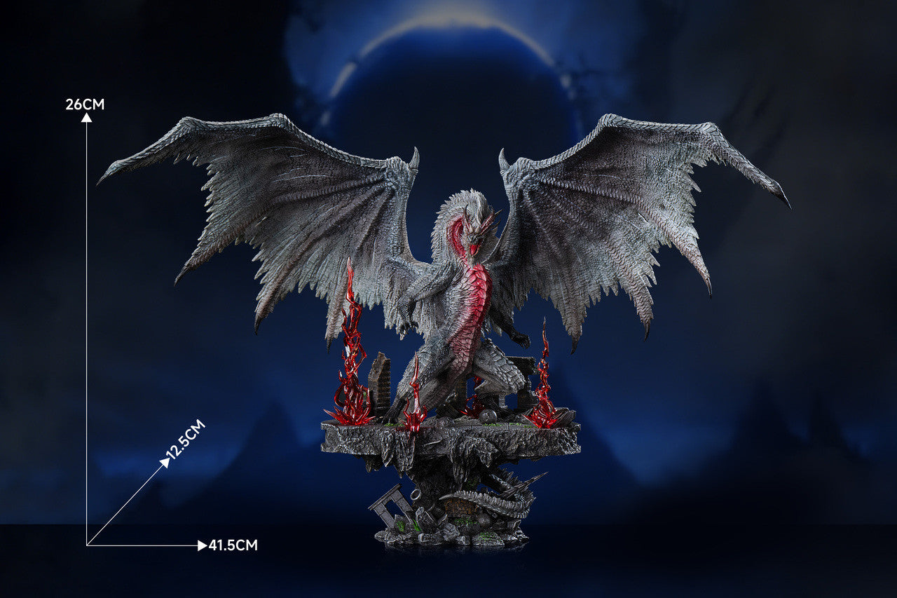 Monster Hunter - White Fatalis | Resin Statue | by S6 Studio