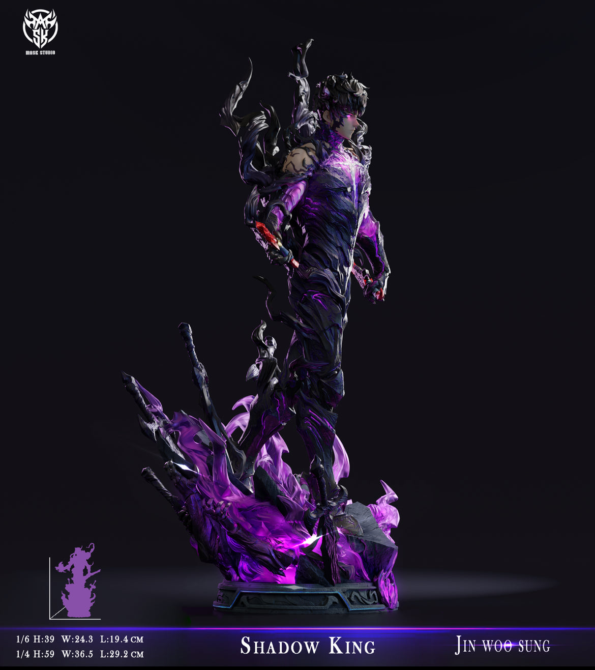 Solo Leveling - Sung Jinwoo | 1:4 Resin Statue | von Mask Studio