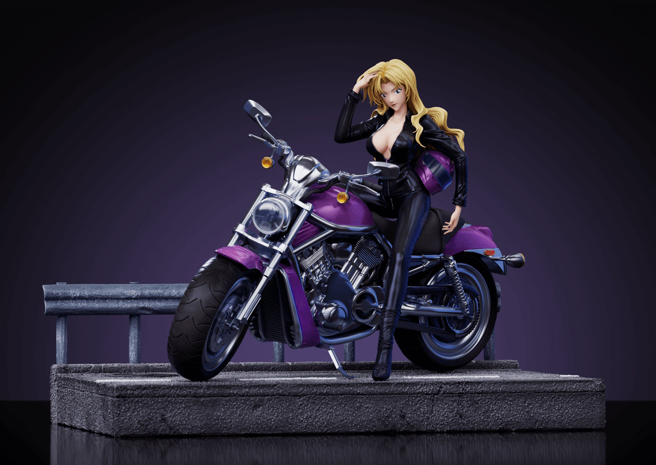 Detective Conan - Vermouth Motorcycle | 1:6 Resin Statue | by Strange Thief Studio