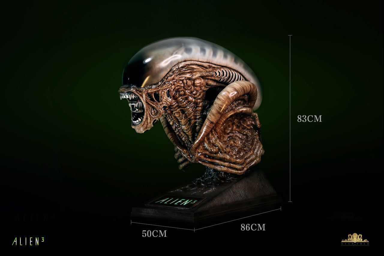 Alien - Dog Alien Bust | 1:1 Resin Statue | by Deep Tale Studio