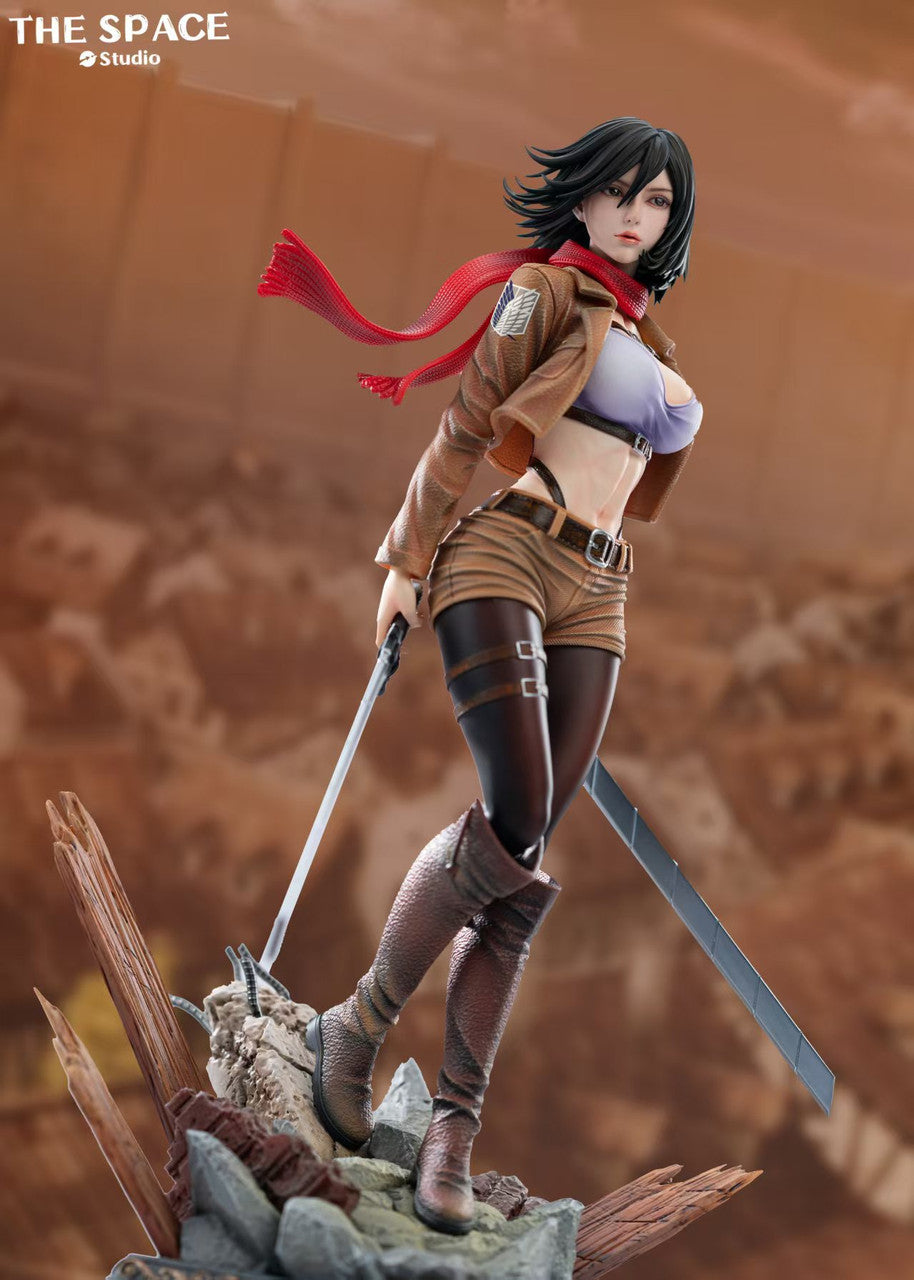 Attack on Titan - Mikasa Ackerman | 1:6/1:4 Resin Statue | by The Space Studio