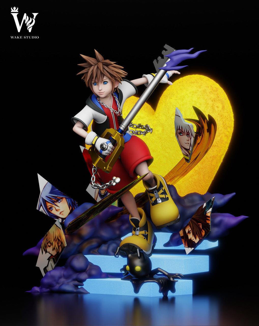Kingdom Hearts - Sora | 1:4 Resin Statue | by Wake Studio