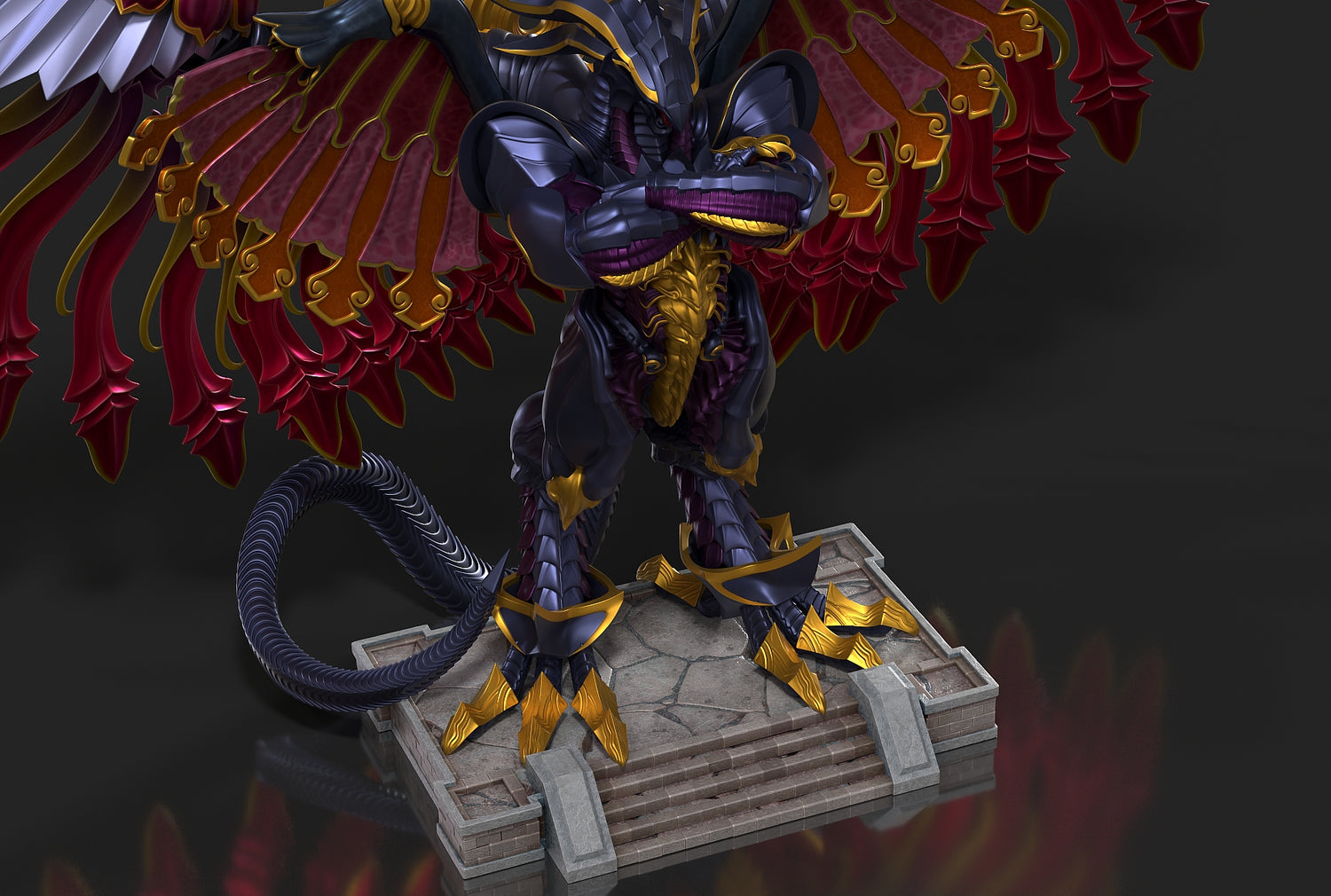 Final Fantasy - Bahamut | Resin Statue | by Solar Studio