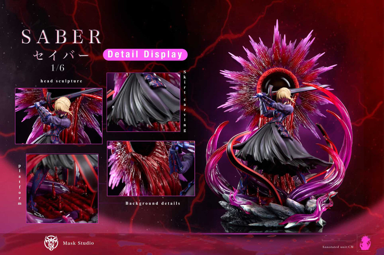 Fate/stay night - Black Saber | 1:6 Resin Statue | by Mask Studio