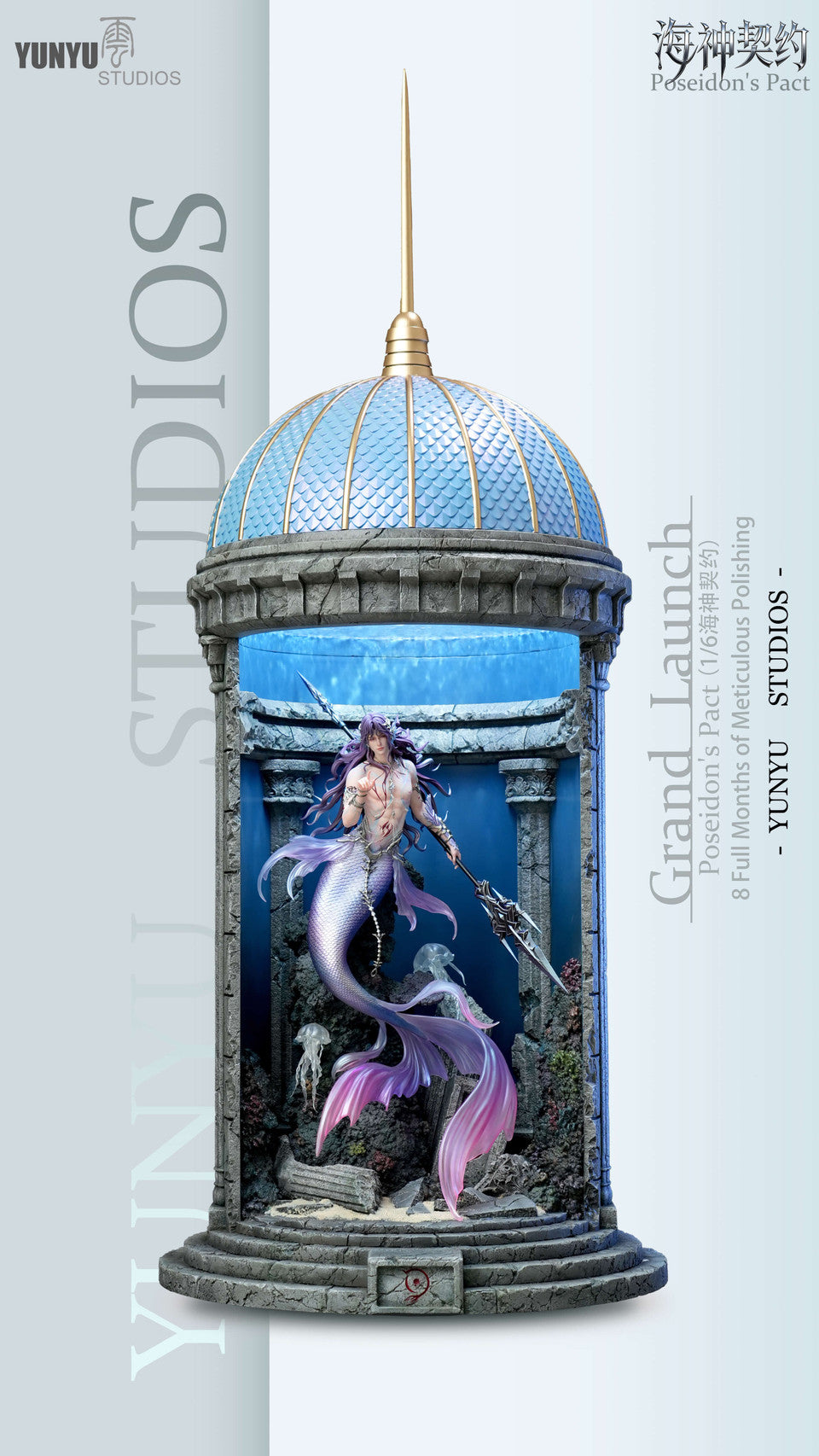 Love and Deepspace - Poseidon's Pact | 1:6 Resin Statue | by YunYu Love and Deepspace - Poseidon's Pact | 1:6 Resin Statue | by YunYu