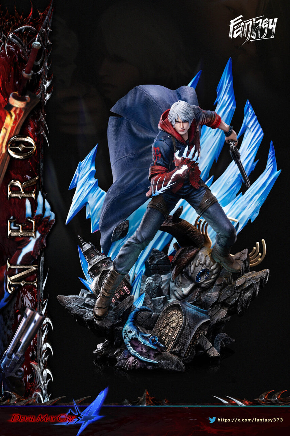 Devil May Cry - 4 Nero | 1:4 Resin Statue | by Fantasy Studio