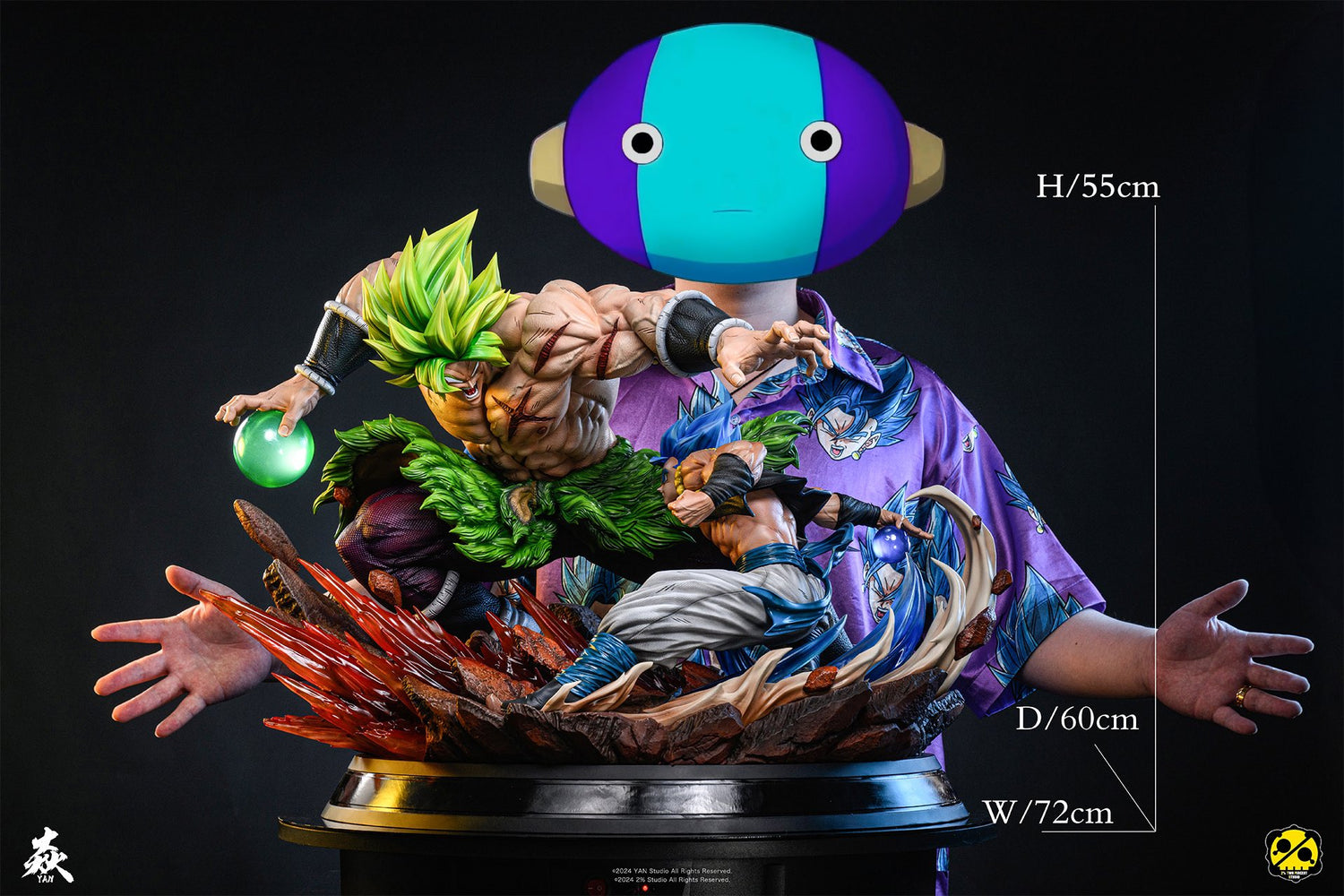 Dragon Ball - Broly vs. Gogeta | 1:4 Resin Statue | von 2% Studio