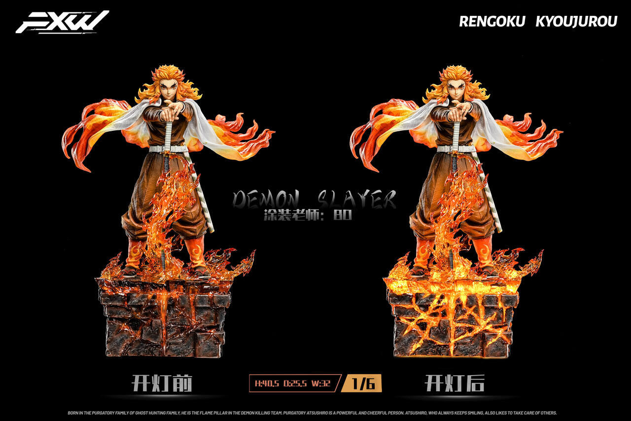 Demon Slayer - Rengoku Kyojuro | 1:6 Resin Statue | by FXW Studio