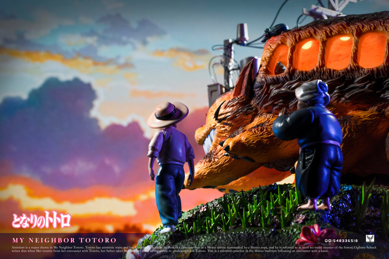 Studio Ghibli - Totoro (Catbus) | Resin Statue | by White Deer Studio