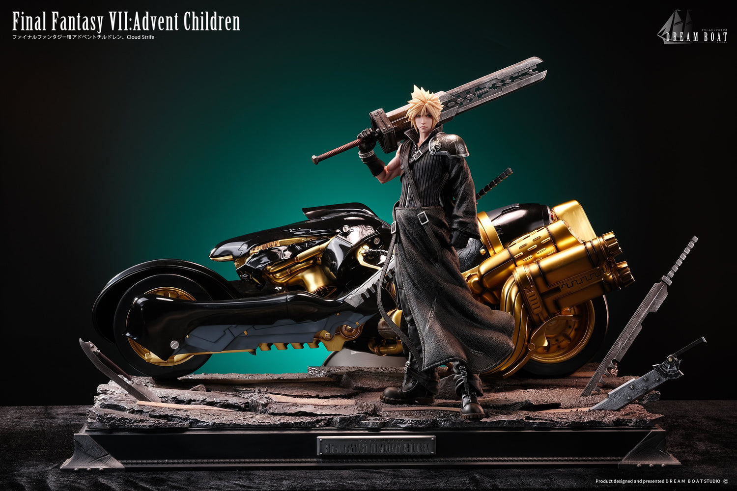 Final Fantasy – Cloud Strife | 1:4 Resin Statue | von Dream Boat Studio