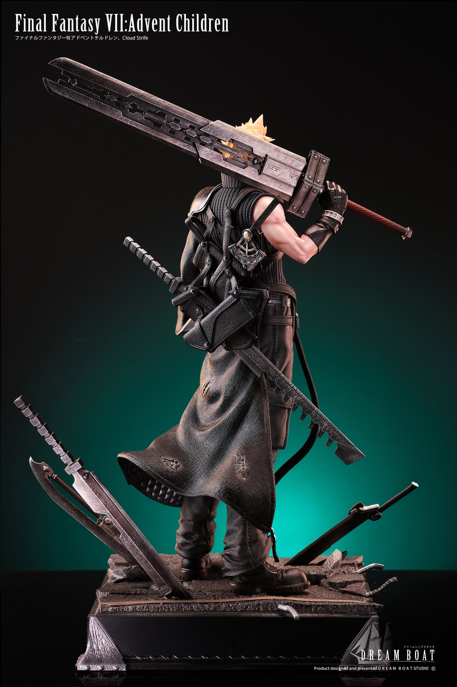 Final Fantasy – Cloud Strife | 1:4 Resin Statue | von Dream Boat Studio