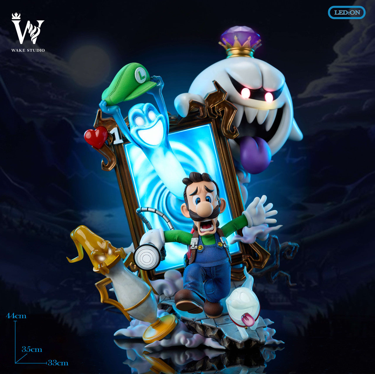 Super Mario – Luigi | 1:4 Resin Statue | von Wake Studio