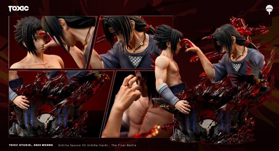 Naruto – Itachi & Sasuke Uchiha | 1:1 Resin Bust | von Toxic Studio