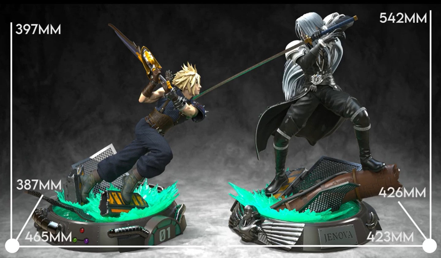 Final Fantasy - Cloud & Sephiroth | 1:4 Resin Statue | von Solar Studio