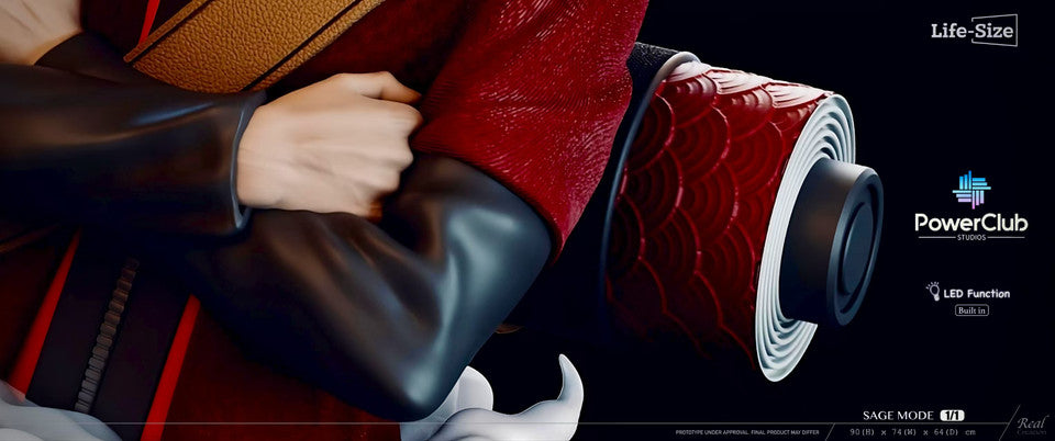 Naruto - Naruto Sage Mode Bust with LED | 1:1 Resin Statue | by PowerClub Studios x RCS