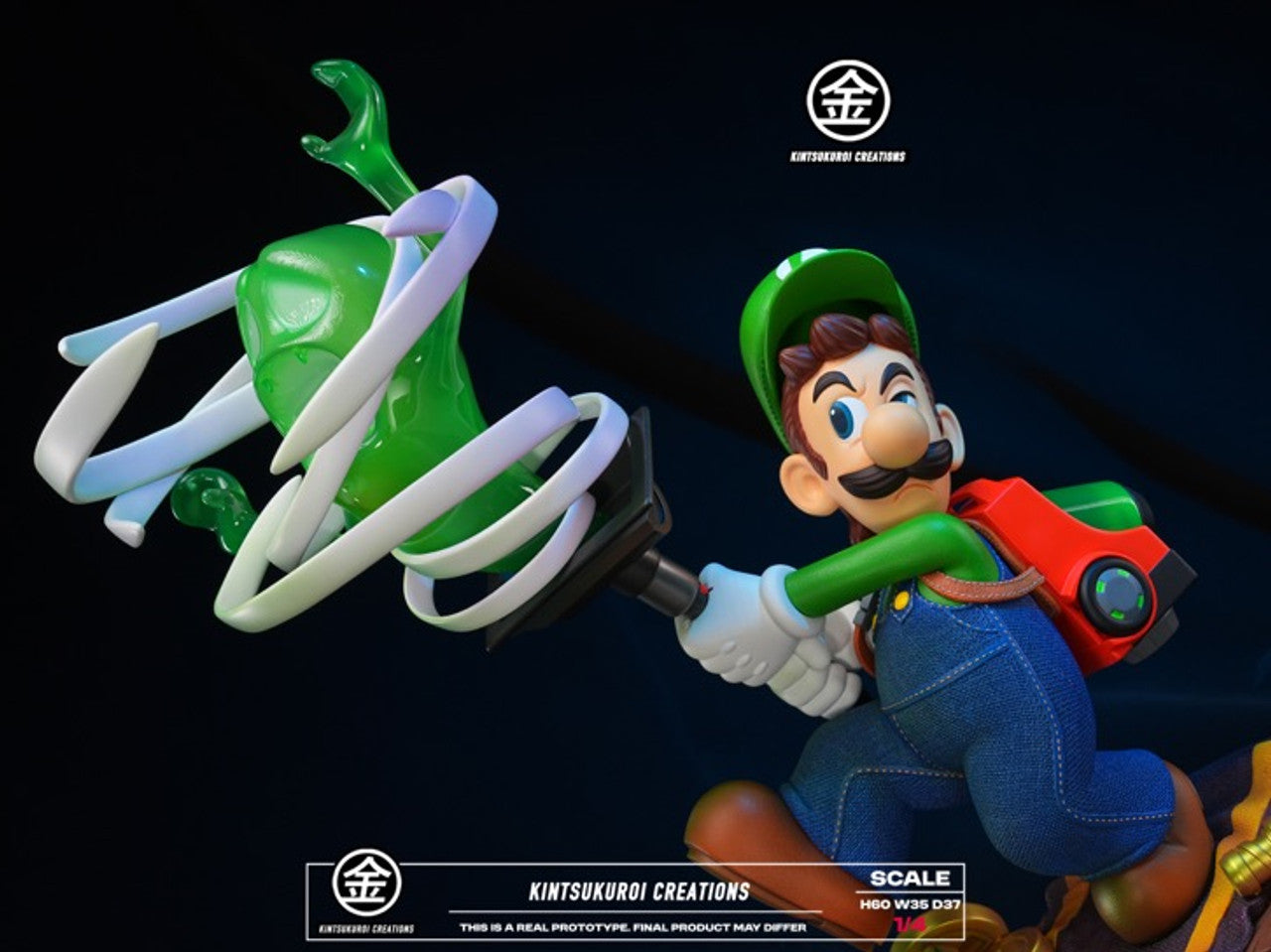 Super Mario - Luigi's Mansion | 1:4 Resin Statue | by Kintsukuroi Creations