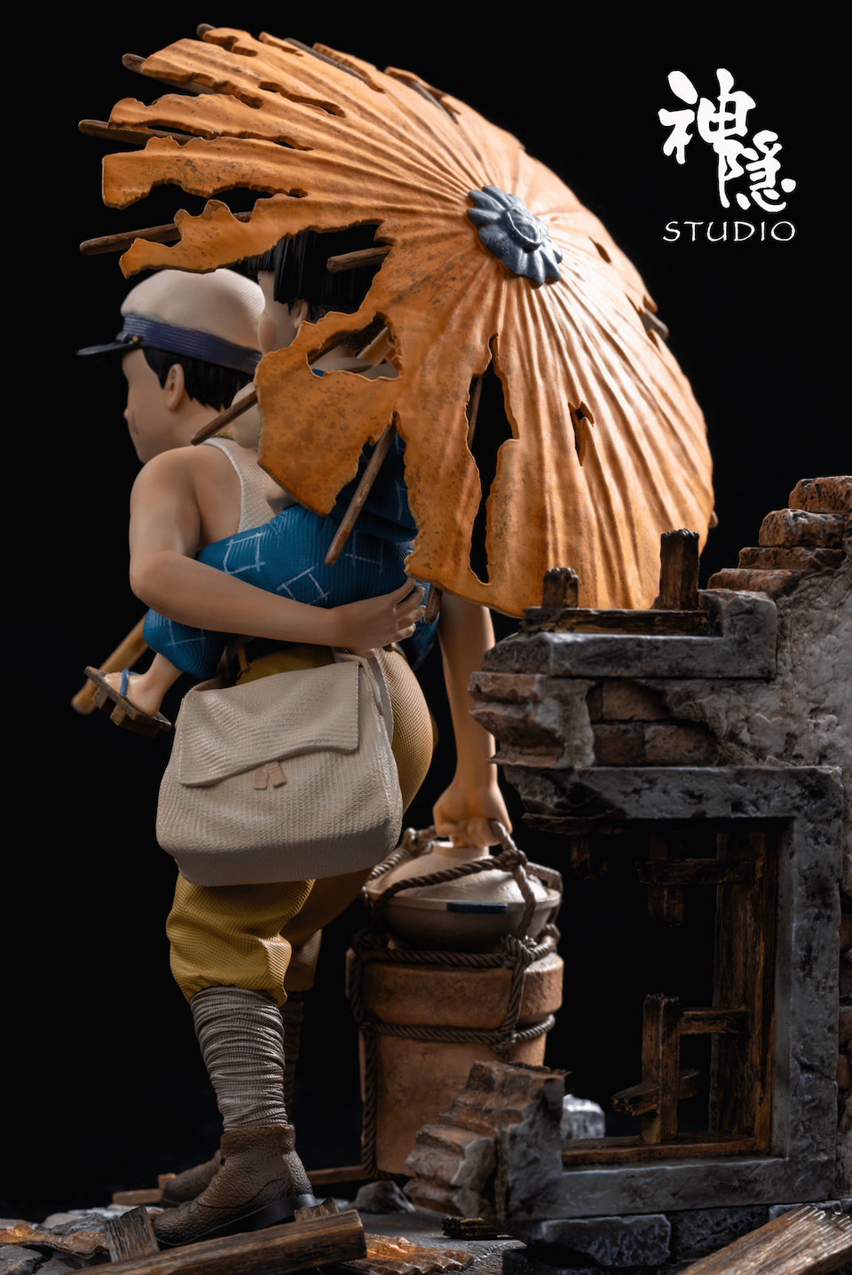 Grave of the Fireflies - Seita & Setsuko | Resin Statue | by ShenYin Studio