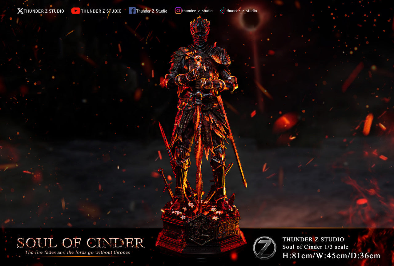 Dark Souls - Soul of Cinder | 1:3 Resin Statue | by Thunder Z Studio