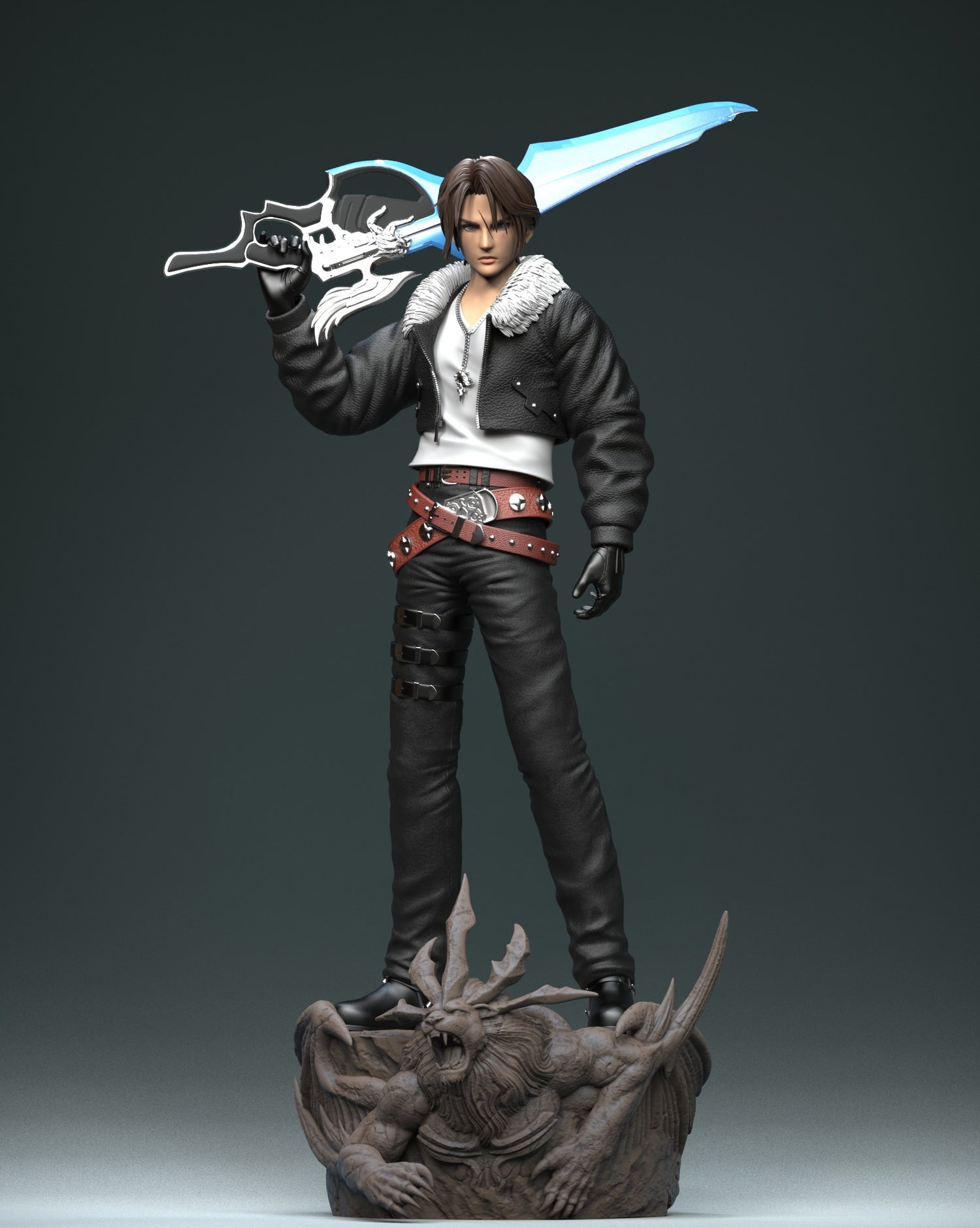 Final Fantasy - Squall | 1:4 Resin Statue | by Solar Studio