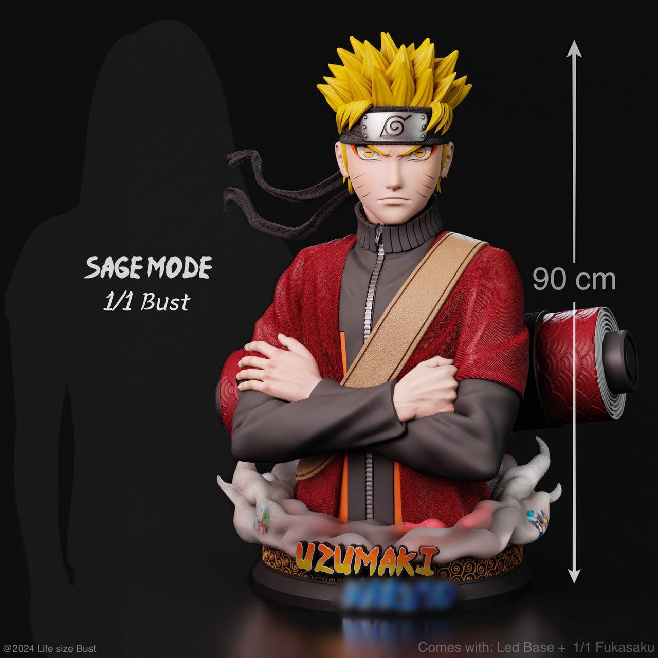 Naruto - Naruto Uzumaki | 1:1 Lifesize Bust | von Real Creation Studio