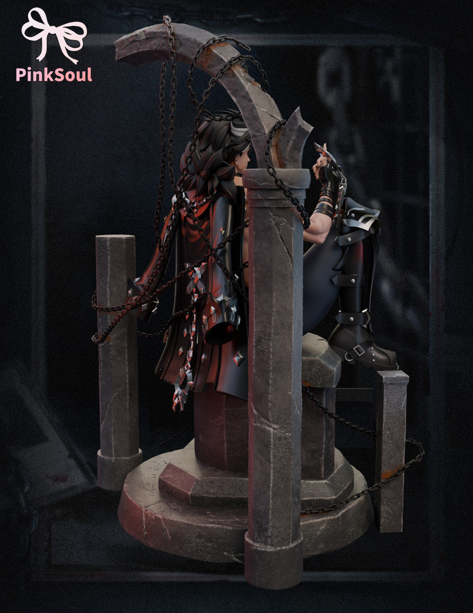 Genshin Impact - Wriothesley | Resin Statue | by PinkSoul Studio