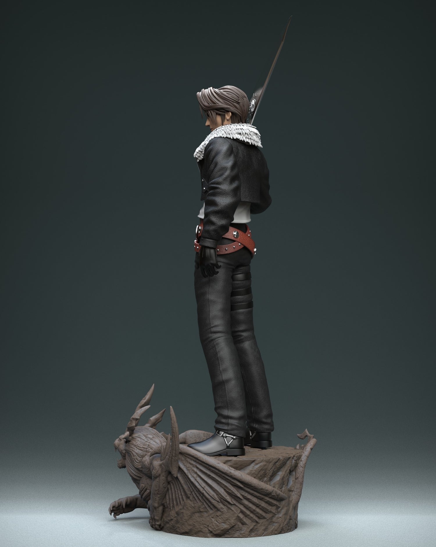 Final Fantasy - Squall | 1:4 Resin Statue | by Solar Studio