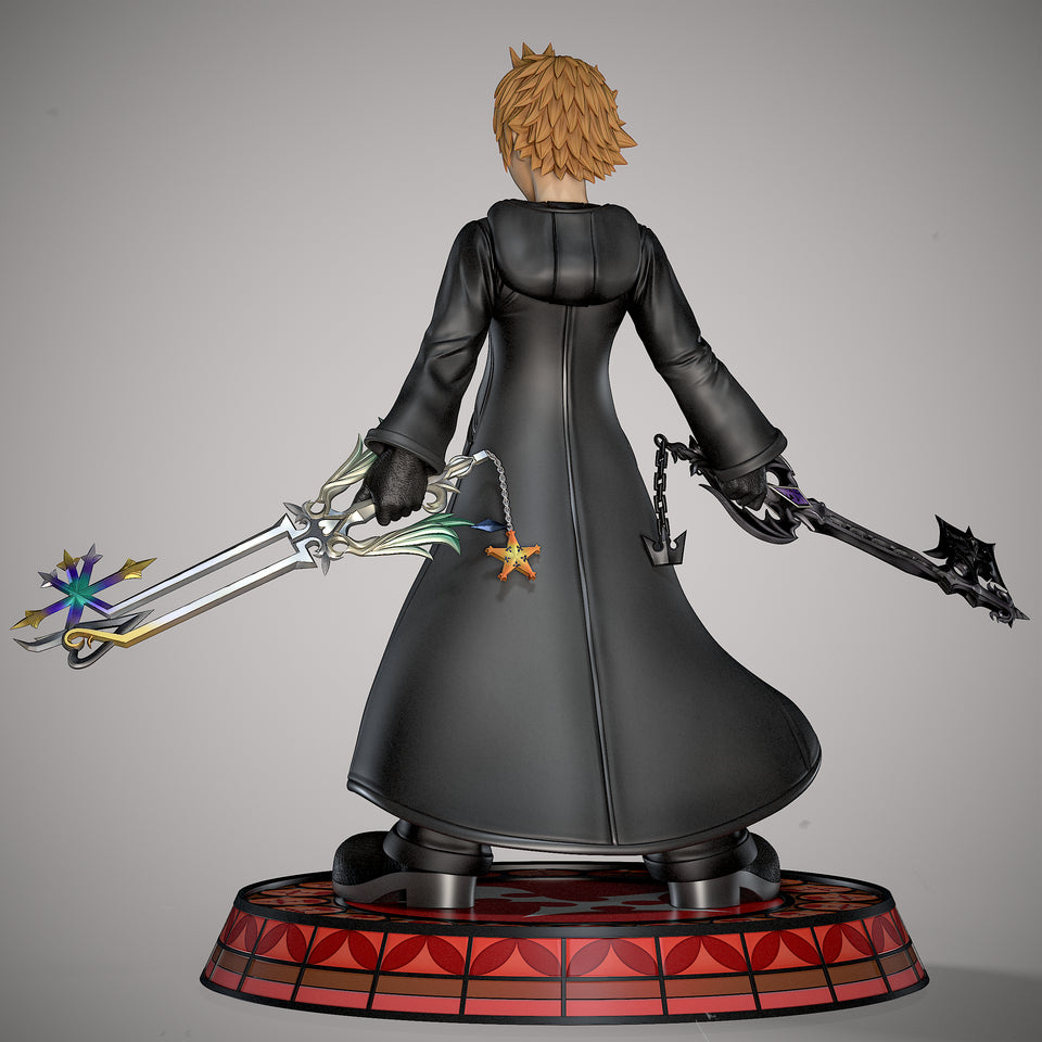 Kingdom Hearts II - Roxas | Resin Statue | by BlackSwan Collectibles Studio