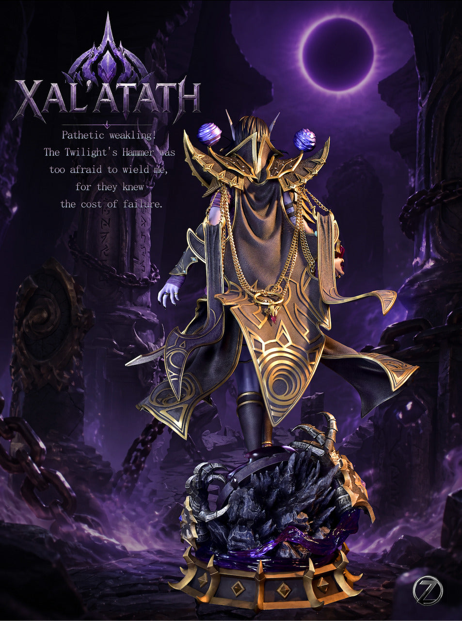 World of Warcraft - Xal'atath | 1:3 Resin Statue | by THUNDER Z Studio