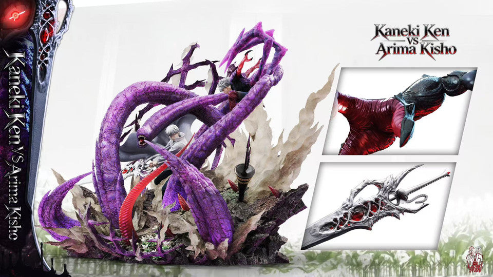 Tokyo Ghoul - Kaneki Ken VS Arima Kisho | 1:6 Resin Statue | by Black Goat Studio
