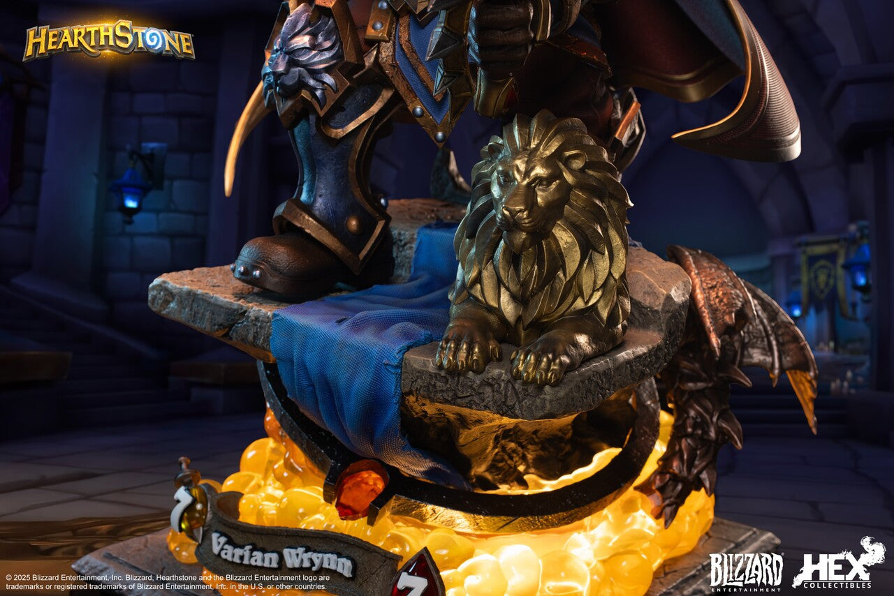 Warcraft-Universums - Varian Wrynn | 1:10/1:6 Resin Statue | by HEX Collectibles × Blizzard Hearthstone®
